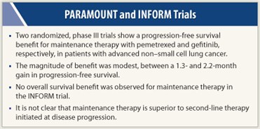 PARAMOUNT and INFORM Trials