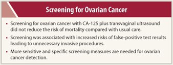 Screening for Ovarian Cancer