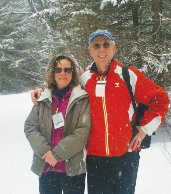 Dr. Hayes with his wife, Jane.  