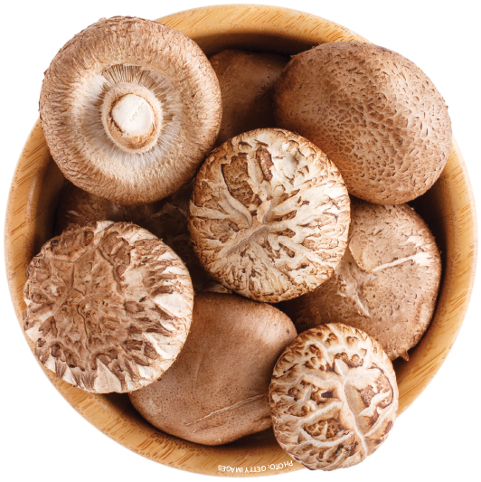 Shiitake Mushrooms, Dried (Standard Grade)